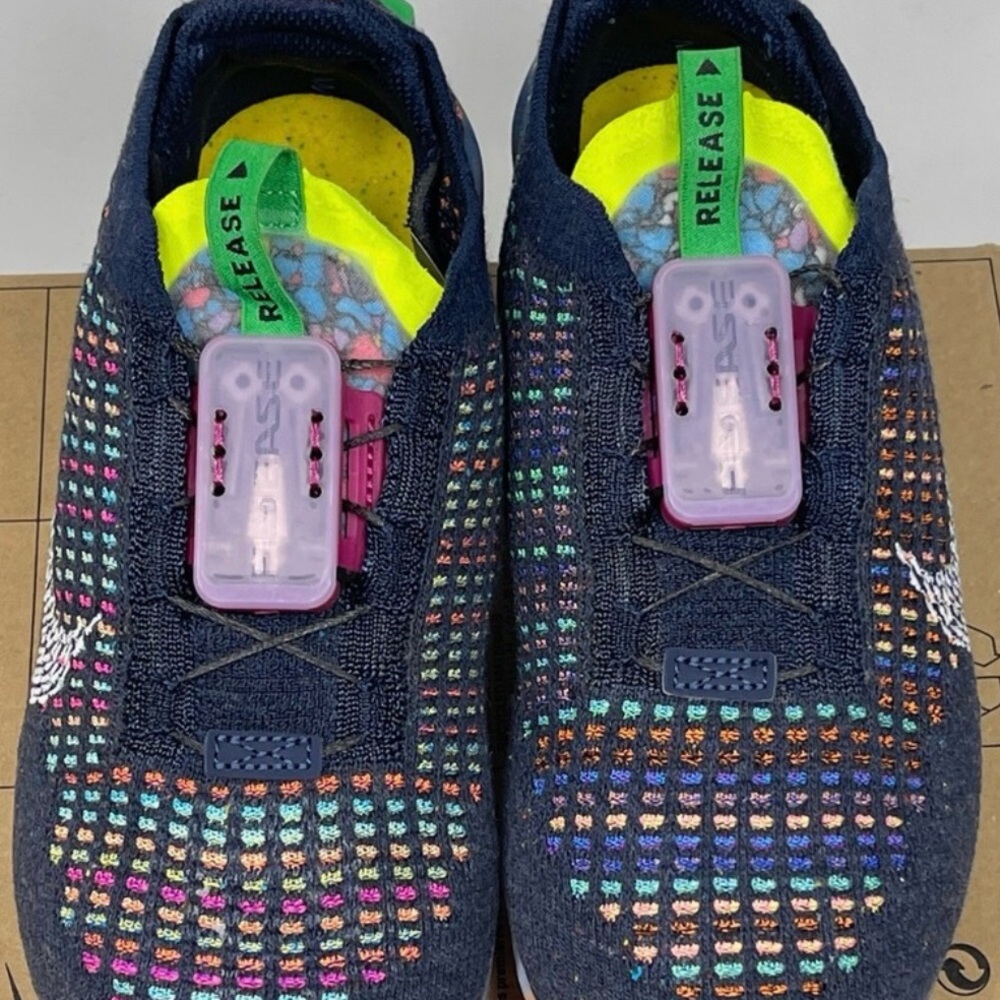 Colorful Nike Shoes with clear base. New without tags.